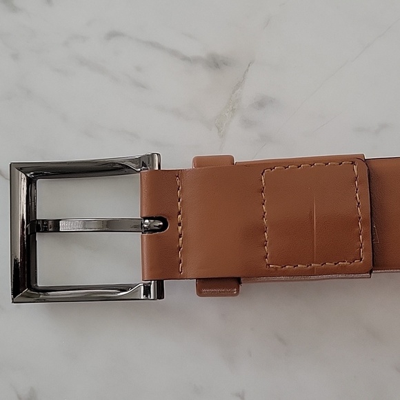 Kenneth Cole Men's Brown Leather Belt - Picture 6 of 7